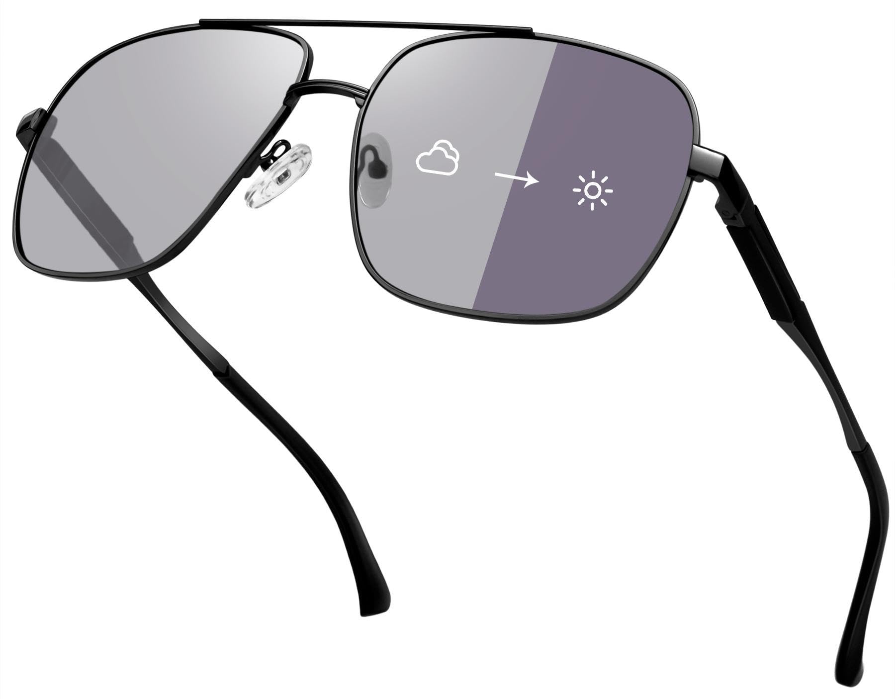 

KANASTAL Photochromic Teardrop Sunglasses for Men and UV400 Classic Perfect for and Traveling Lenses Light Women, Protection, Color-Changing, Design,