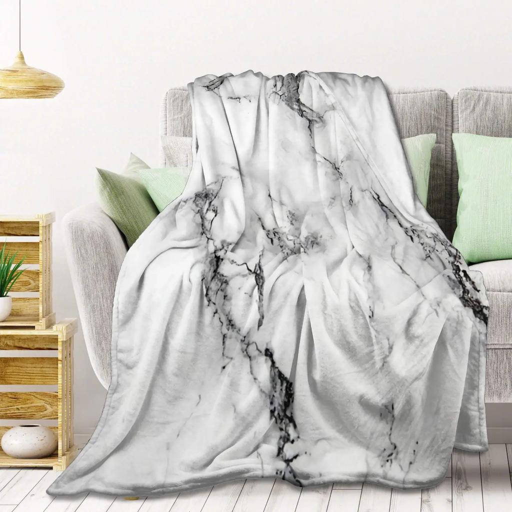 Abstrakte Marmor Flanelldecke Überwurf King Queen Einzelgröße für Bett Sofa Couch Decke Ganzjahres Warm Super Weich Leicht