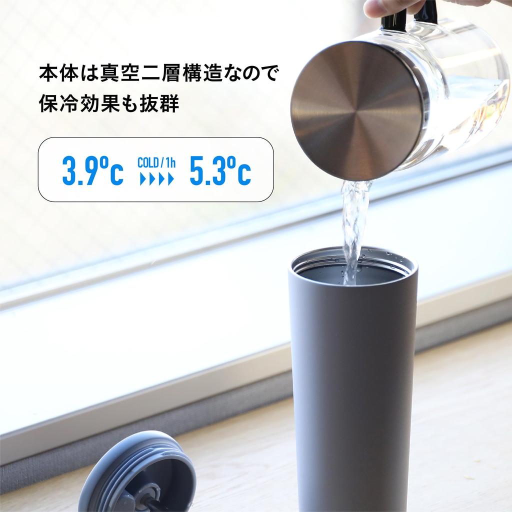 CB Japan ESCAPE PRO Tumbler with Fully Sealed Dishwasher Vacuum Stainless SANTECO 750, Blue, 750ml, Straw, Design, Safe, Insulated, Steel,