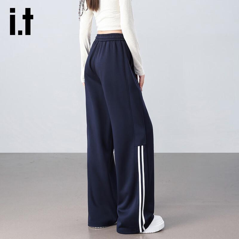 Izzue It Women's High-Waist Versatile Straight-Leg Casual Pants