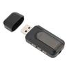 2 in 1 Bluetooth Adapter USB Wireless Bluetooth Transmitter Receiver with LED Display for Car Home Audio System