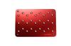 Aluminum Heel Red Universal Plate, Anodized, Fit, 848120-0000M