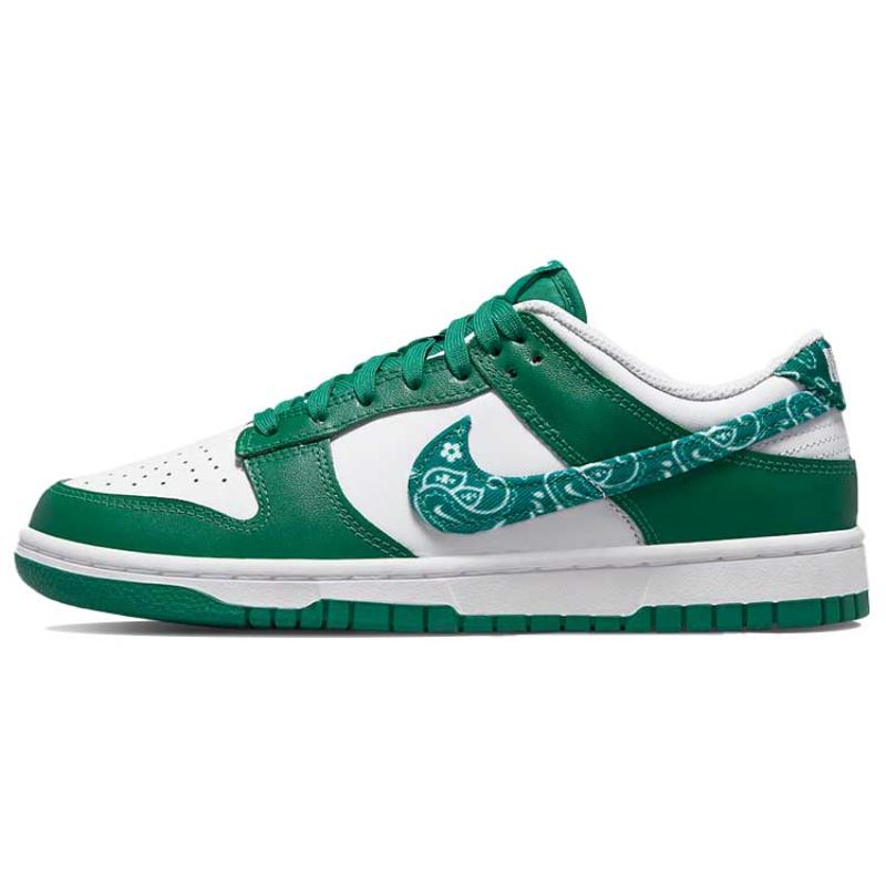 Nike Dunk Low 'Green Paisley' Women's Skate Shoes Sneakers DH4401-102