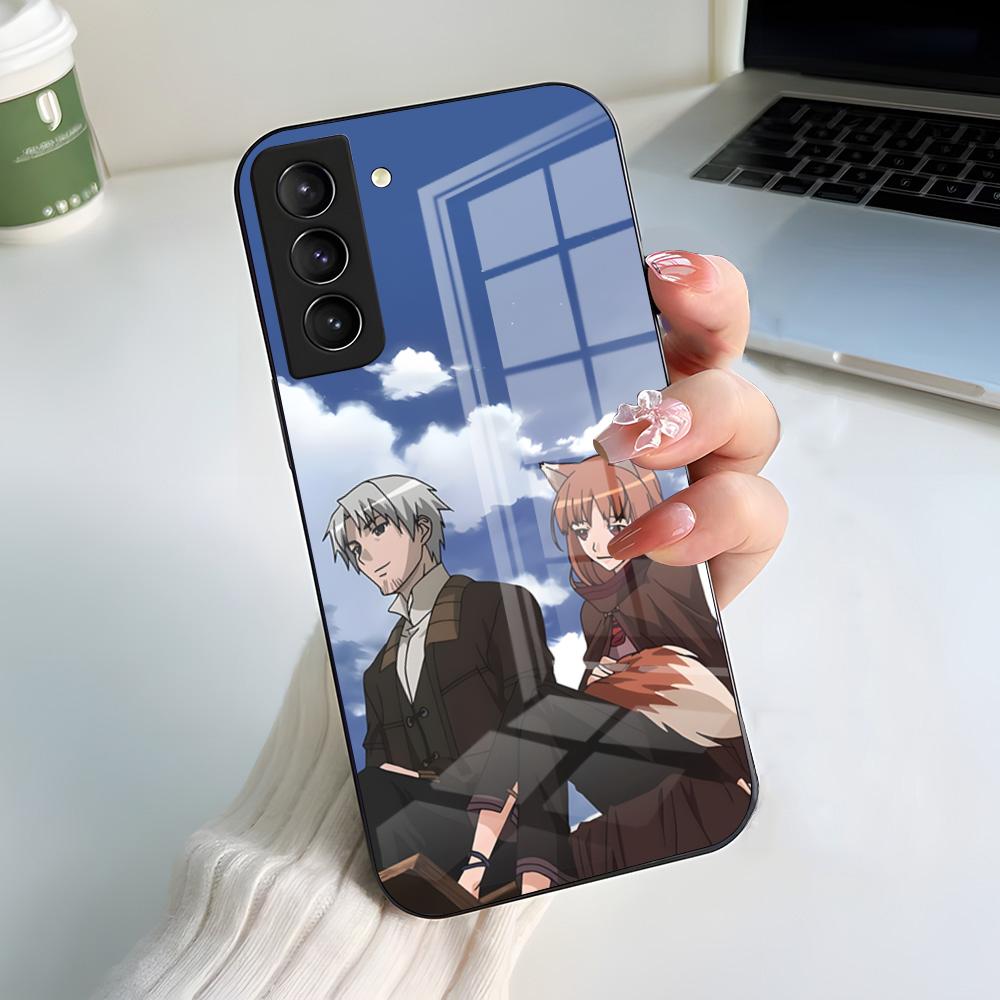 Comics S-Spice And W-Wolf Phone Case For Samsung A56 A36 A26 A16 A15 A25 A35 A55 A14 A34 A24 A54 Glass Case