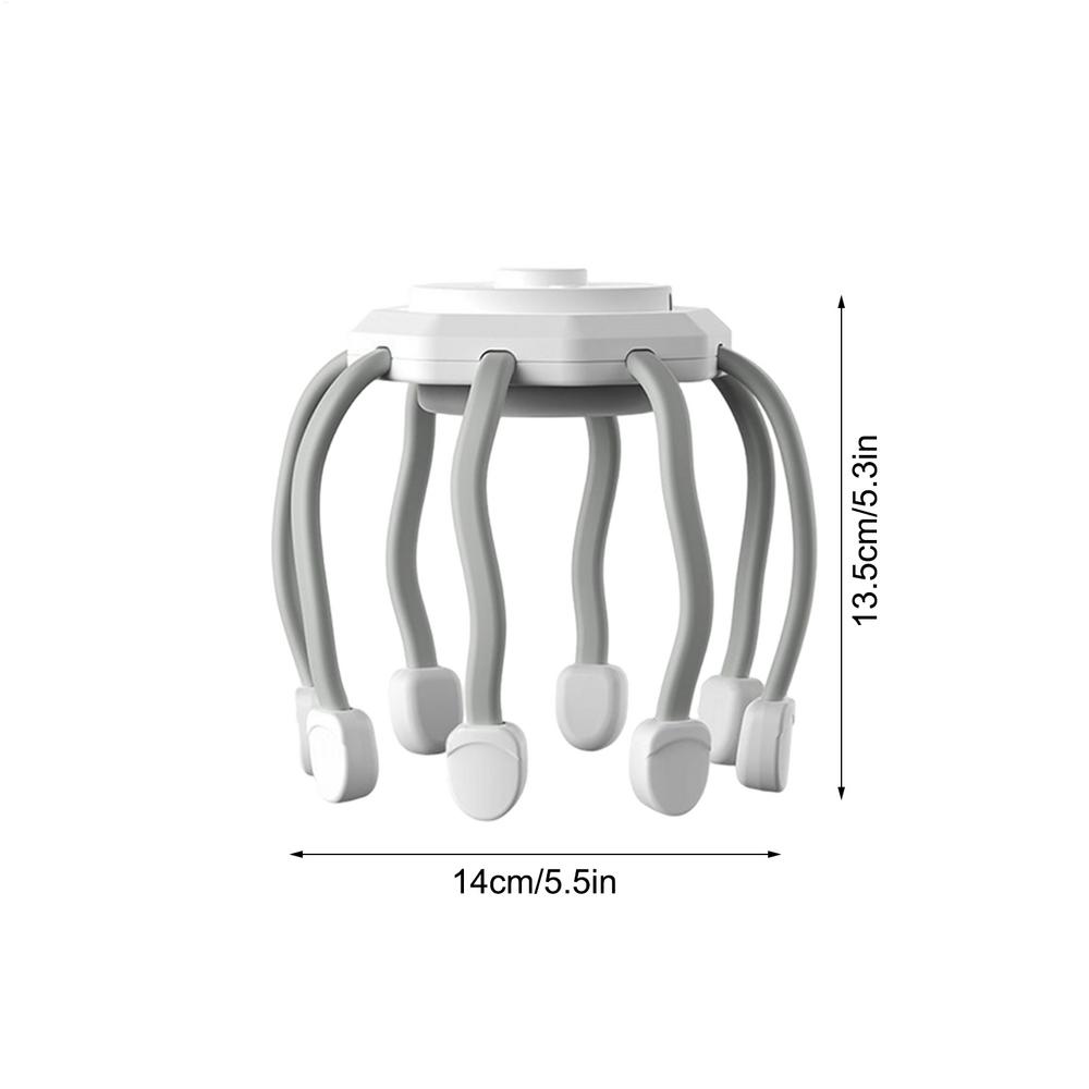 Electric Head Massager 3-Mode Relaxation Cordless Head Massaging Machine for Men Mother Girlfriend Elderly Living Room Bedroom