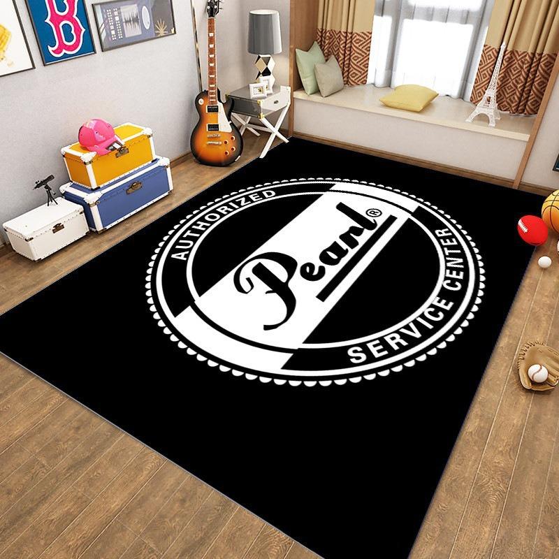Drum Set Carpet Living Room Carpet Electronic A Living Room Bedroom Mats Drum Musical Instrument Anti Slip Pad Home Decoration