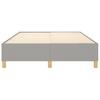 vidaXL Boxspringbettgestell Hellgrau 140x190 cm Stoff