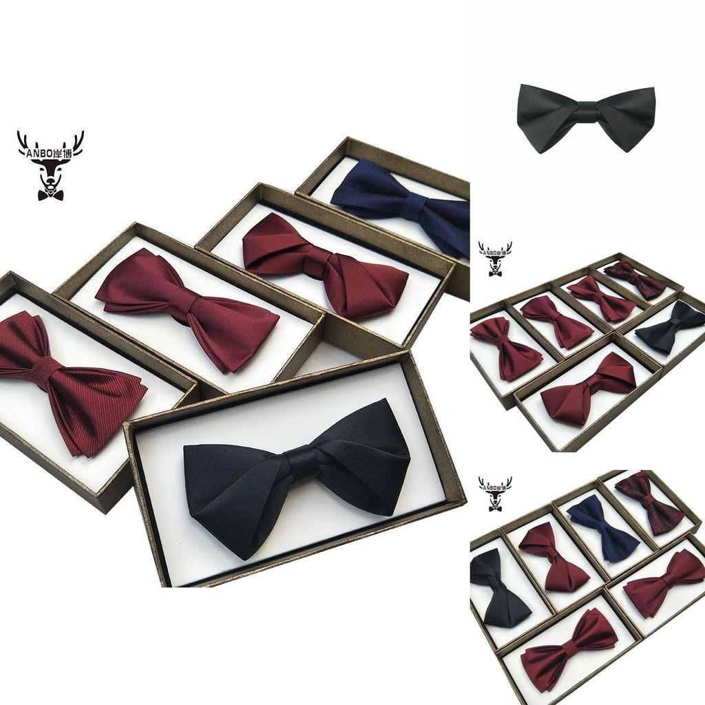 Classic Mens Wedding Bow Tie With Satin Finish For Grooms And Groomsmen