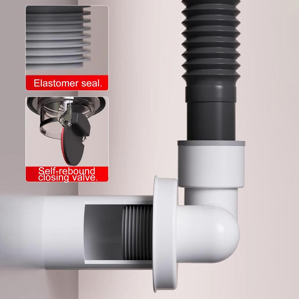 Drain Pipe Odor Blocker Bathroom Kitchen Drain Backflow Preventer Sink Plug Smell Stopper Kitchens Deodorizing Tool For Washing
