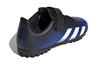 adidas Cushioning Low Top Kids' Soccer Shoes Blue Black Kids' FY0628
