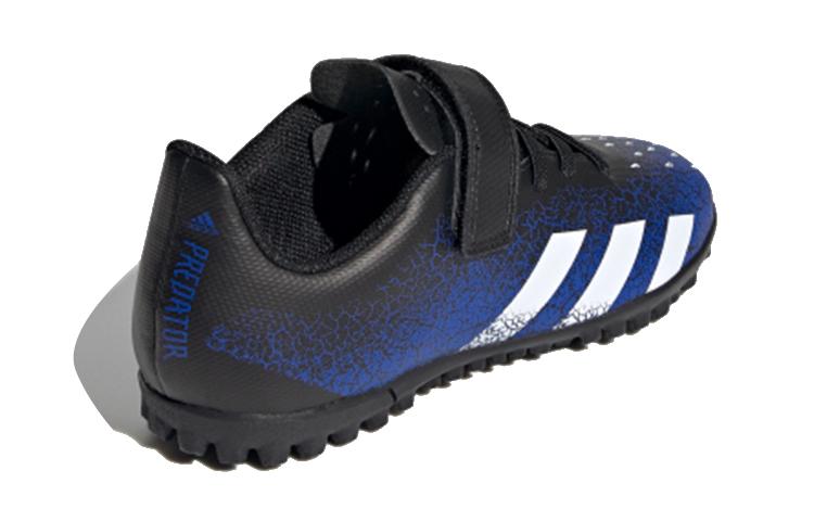 adidas Cushioning Low Top Kids' Soccer Shoes Blue Black Kids' FY0628