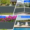 Balcony Privacy Screen Waterproof Patio Fence Cover Garden Sunshade Sail Shelter UV Protection Outdoor Deck Porch Cover Cloth