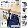 Clamp on Desk Side Hook Carbon Steel Desk Side Handbag Rack Desk Edge Hook  Home Office