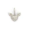 1 Piece Brass & Cubic Zirconia Charms Gold Plated Micro Pave Wings Heart Key Eye Lock Pendant For DIY Necklace Jewelry Making