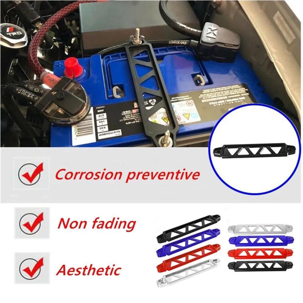 Universal Batterie Tie Down Halterung für Subaru Befestigen Klammer Aluminium Bars für Honda Civic EK EG Batterie Halter Unten