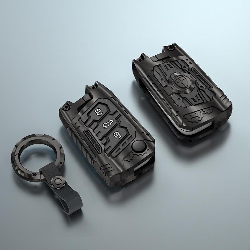 Mecha Style Key Case for Volkswagen Sagitar/Passat/Lavida - 2024 New Year Gift
