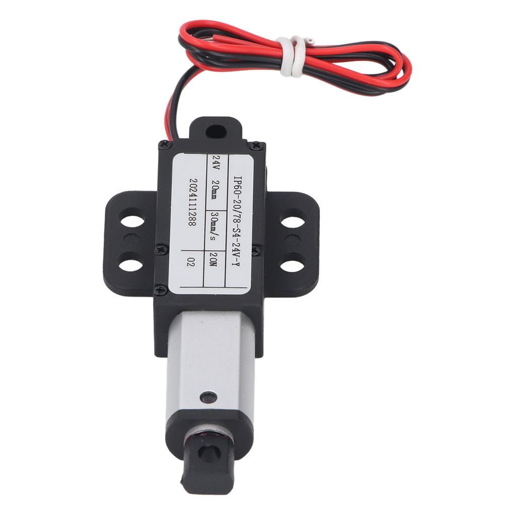 Mini elektrický lineární aktuátor 24V 20mm zdvih 20N 30mms Vodotěsný lineární aktuátor pro stroje
