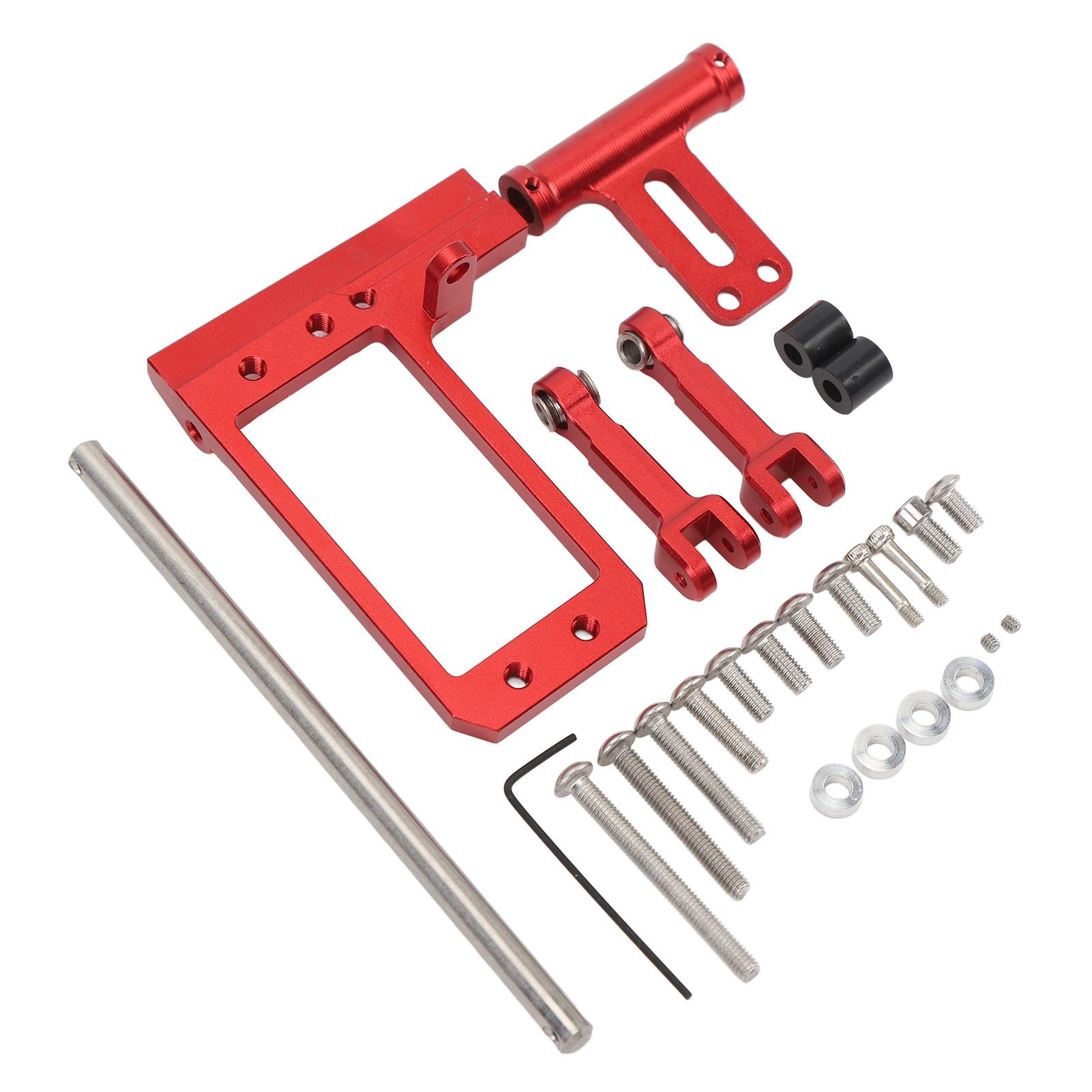 

110 RC Servo Mount with Hydraulic Steering Kit for VP F10 RC Crawler Car DIY Parts Red