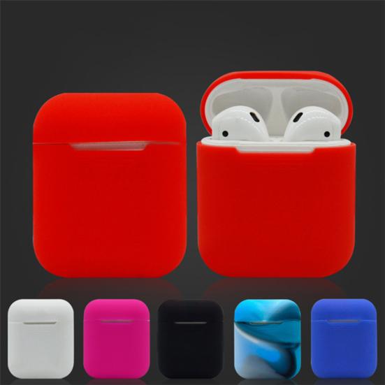 Earphone Silicone Sleeve Box Protective Cover Wireless Headphone Shockproof Case