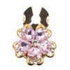 Flower Shaped Button Covers Detachable Clip On for Women Shirt Accessories