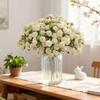 1pc Artificial Flowers Silk Embroidered Ball Home Festival Party Living Room Vase Table Decor Wedding Diy Gift Box Bride Bouquet