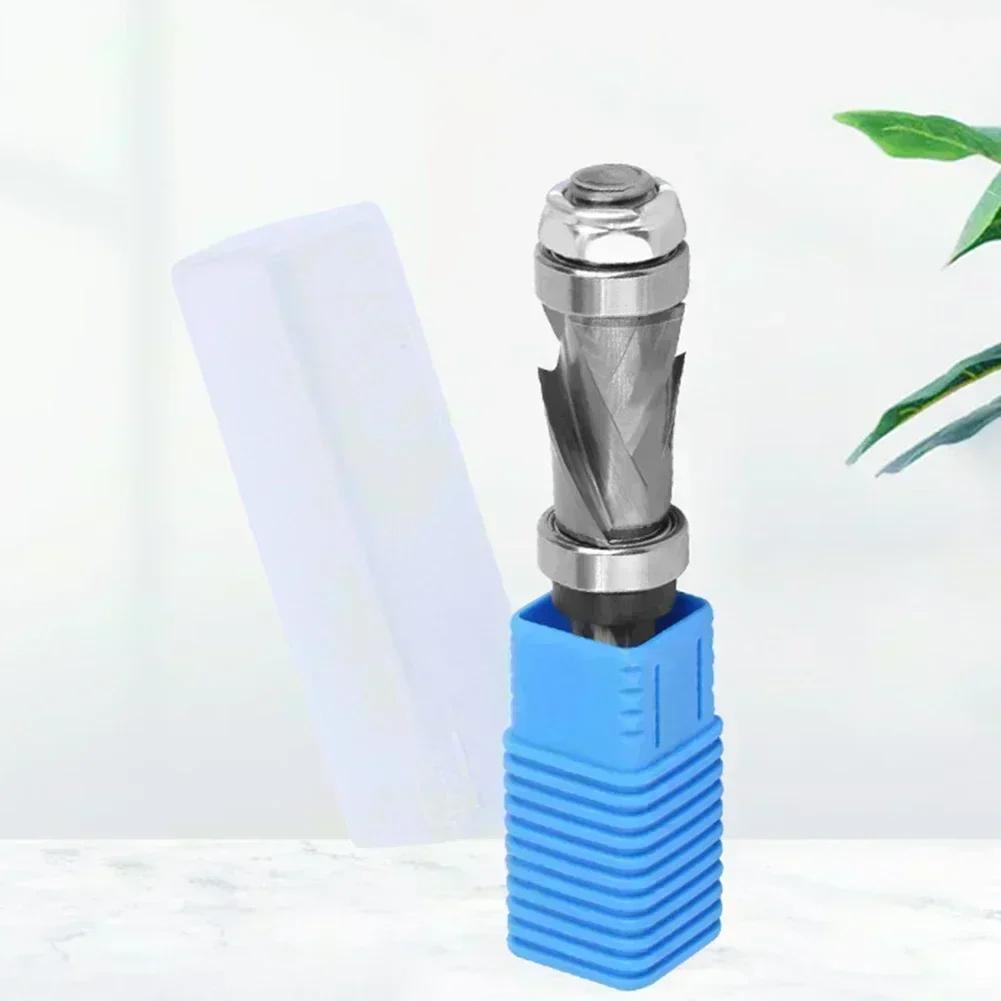 Compression Spiral Flush Trim Router Bit 12 Shank Carbide for Accurate Edge Routing on Wood Plastic and Laminate