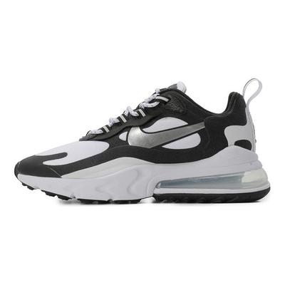Air Max 270 React Spliced Sports Breathable Low-Top Running Shoes Women Sneaker Black White CQ4805-101