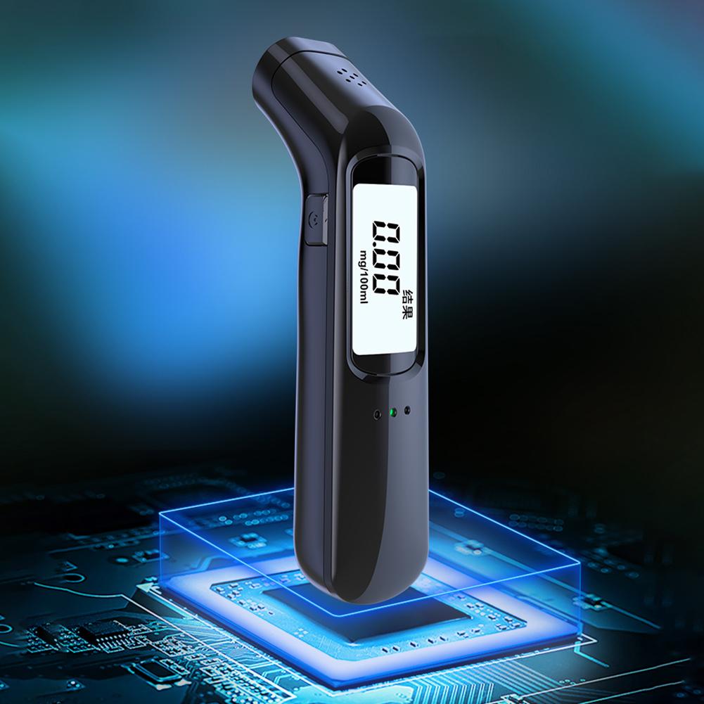 Digital Alcohol Breath Tester Detector High Accuracy Portable Breathalyzer LCD Display for Personal & Professional Use