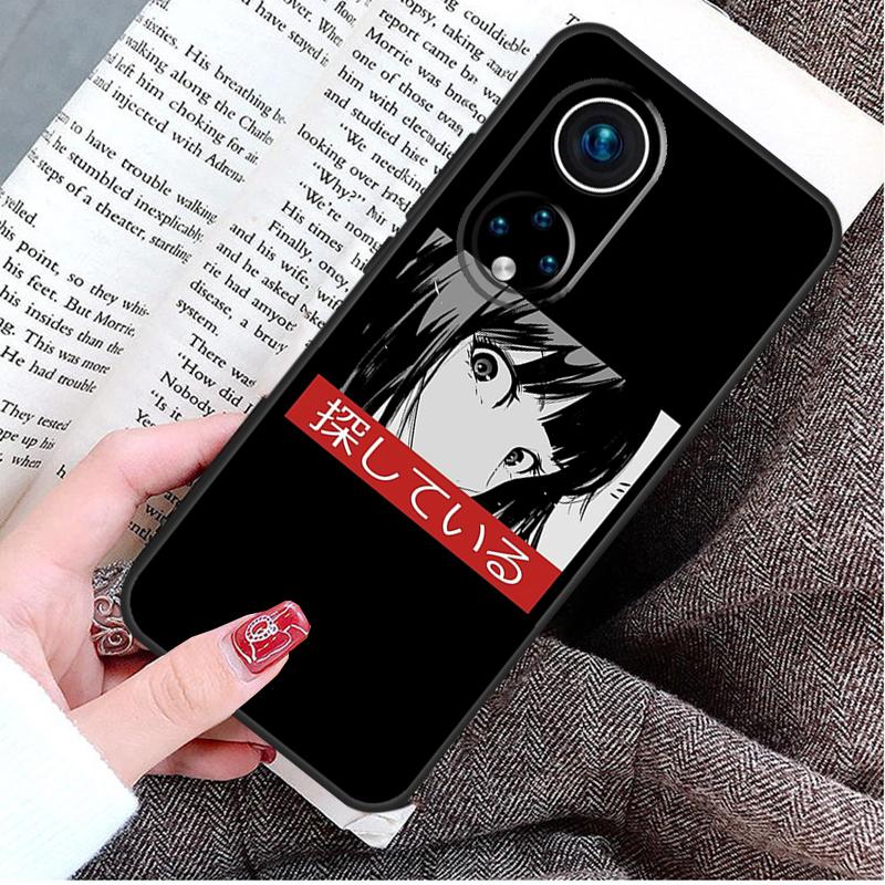 Japanese Anime Aesthetic Case For Honor Magic 8 6 7 Lite Honor 400 200 Pro 50 70 90 X8c X8b X9a X9c X9b X9d Win Cover