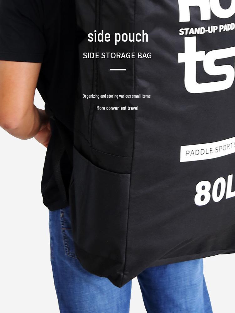 KOETSU 125L Paddleboard Backpack: Large Capacity Inflatable SUP Carry Bag with Double Shoulder Straps