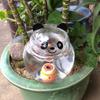 Ceramic And Plastic Automatic Flower Pot Watering Planter Device In Cute Panda Styles For Home Office Busy Plant Lovers