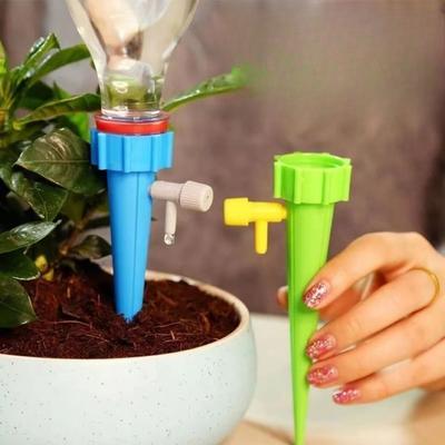 12 Stück Selbstbewässerungs-Kits Automatische Bewässerung Tropfbewässerung Zimmerpflanzenbewässerungsgerät Pflanzen Garten Gadgets Kreativ