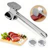 1 pièce Marteau Attendrisseur de Viande Double Face en Alliage d'Aluminium, Pilon à Steak Robuste & Attendrisseur de Bœuf, Accessoire de Cuisine, Outils de Cuisine