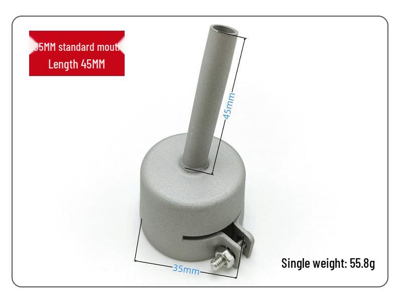 Čtyřdílná sada svařovacích trysek z PVC: Tvaru Y, Trojúhelníkový, Multispec, Nerezová ocel 304 pro horkovzdušnou pistoli