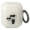 Etui Do AirPods 1 Karl Lagerfeld Glitter Transparentne