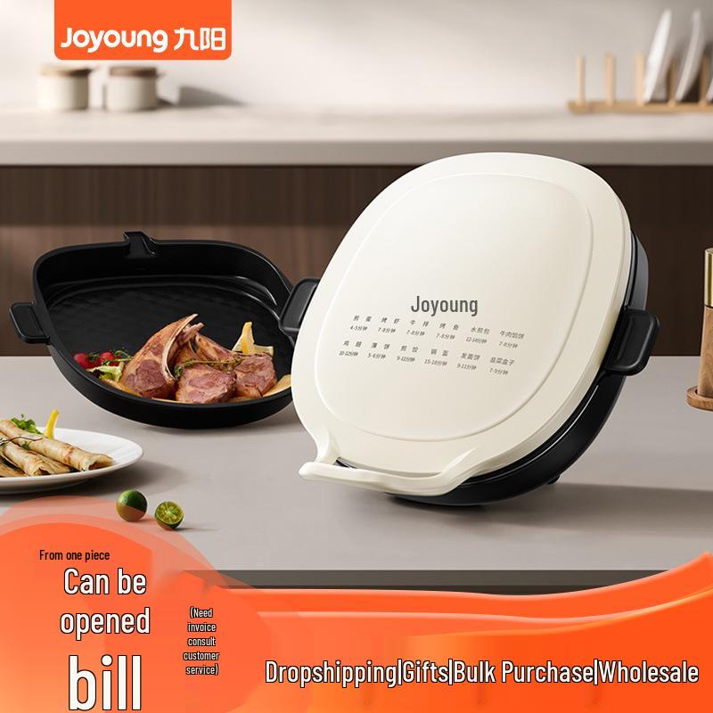 

Joyoung Titanium Ceramic Electric Griddle, Non-Stick, Wear-Resistant, Detachable Bottom, High Heat Pancake Pan JK30-GK732 30CM detachable pan