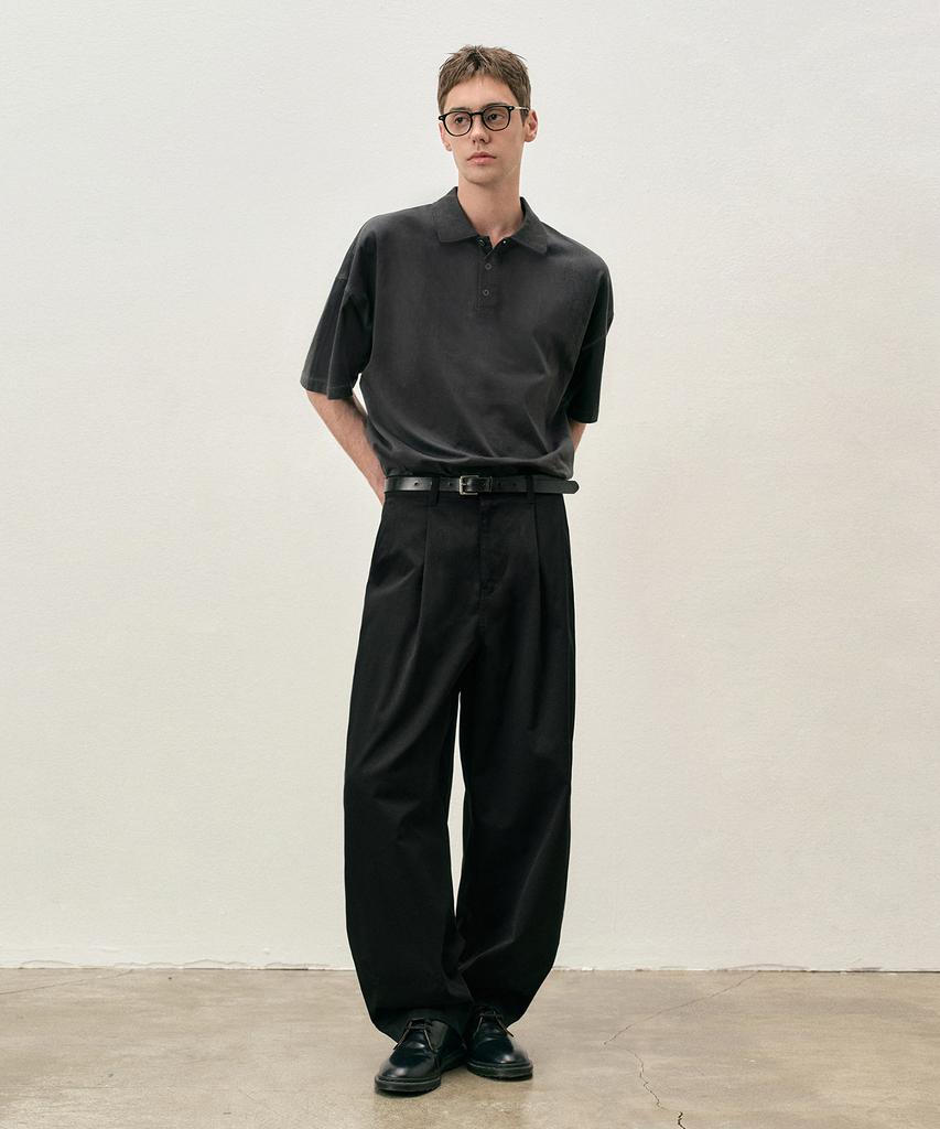 COSTUME O’CLOCK Cotton-Like Balloon Single-Pleat Slacks 6 Color Coospt245 (B Type)