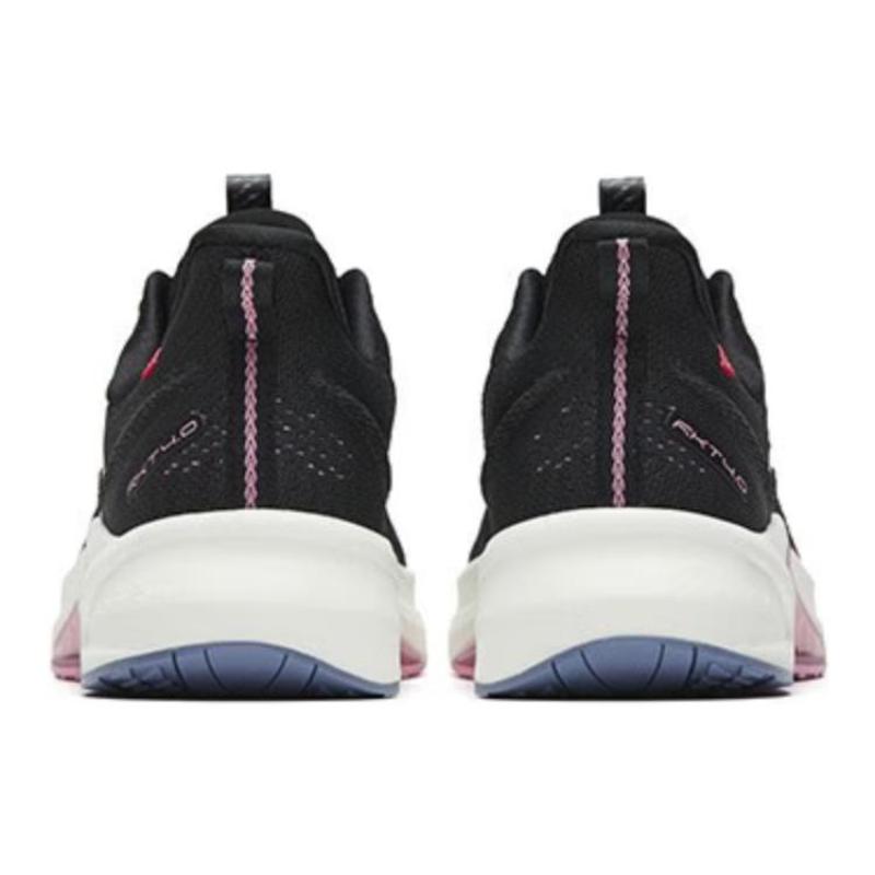 Anta Rocket 4.0 Cushioned Wear-Resistant Breathable Low-Top Running Shoes Women's Black Purple Sneakers 122245530-8