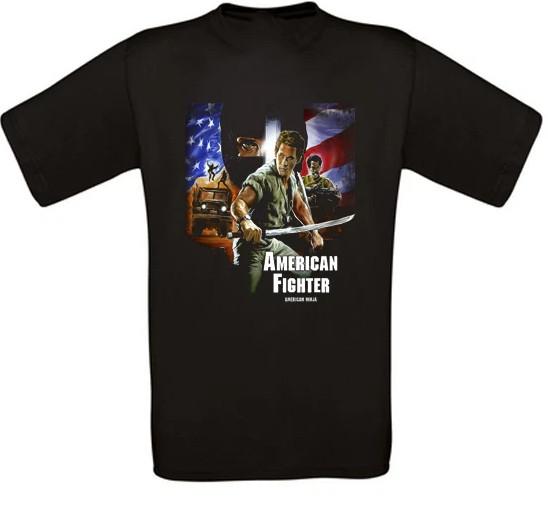 

American Fighter American Ninja Dudikoff Cult Movie T-Shirt All Sizes NEW XL