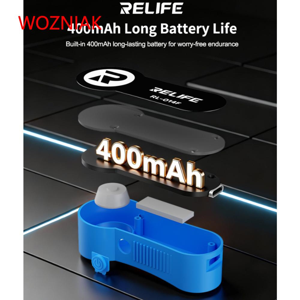 RELIFE RL-014F UV Mini Curing Lamp Fast and Efficient Curing Green Oil Shadowless Adhesive Built in 400mAh Battery Repair Tool