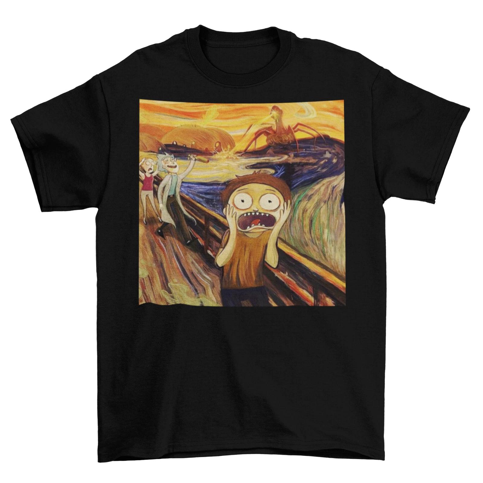 The Scream T-Shirt Unisex Adult Cotton Sizes Edvard Munch Art New XS