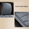 Thick Warm Velvet Car Seat Cushion Cotton Winter Car Seat Cover Front Chair Protector   Winter