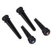 6Pcs Ebony Bridge Pins With Abalone Shell for Acoustic Folk Guitar Guitars Accessories