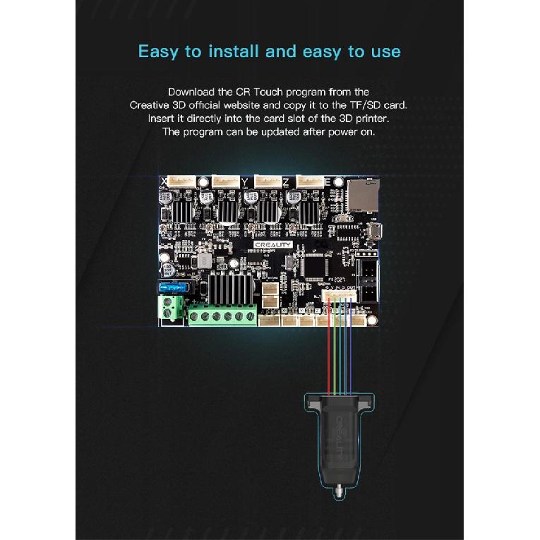 CREALITY CR Touch Auto Leveling Sensor 3D Printer Bed Leveling Sensor Kit for Ender-3 Pro/ Ender-3 V2/Ender-3 Max/Ender 5/5 Pro