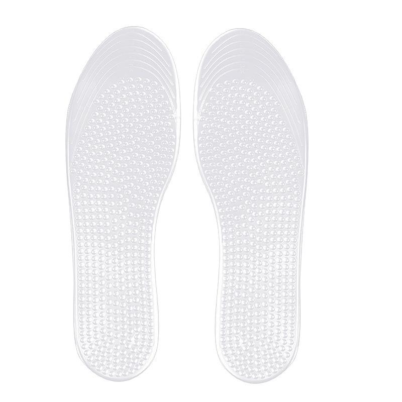 Unisex Casual Insoles: Soft, Bouncy Sole with Massage Granules for Shock Absorption in Sports, Running, Basketball, and Long-Standing Periods.