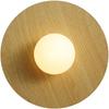 Nordic Wall Lamp Bedroom Bedside Lamp Modern and Simple Creative LED Wood Entrance Hallway Living Room Sofa Wall Lamp Atmosphere