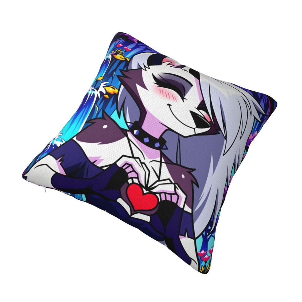 Pillow Case Sexy Loona Anime Square Pillow Cover Helluva Boss Retro Trendy Cushion Cover Pillowcases For Sofa Bedroom Home Decor