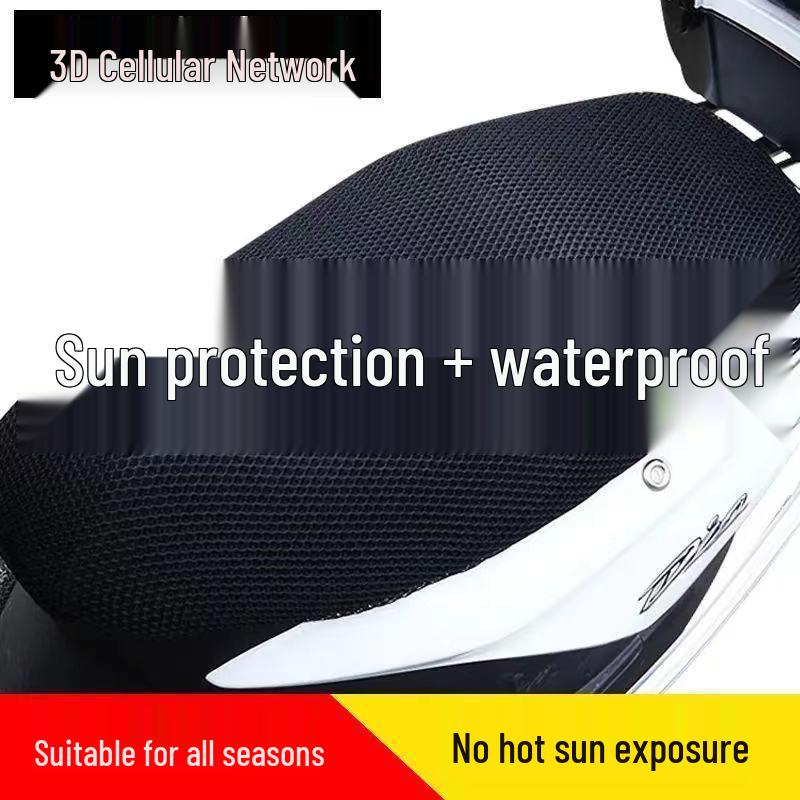 Celoroční elektrický potah sedadla vozidla: Vodotěsný, Prodyšná síťovina, Ochrana proti slunci, Univerzální velikost, Tepelná izolace