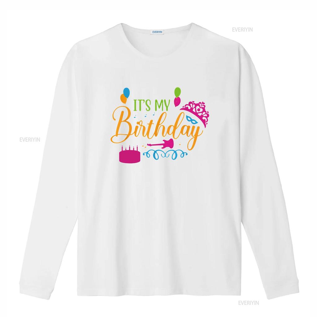 Womens It s My Birthday Happy T Shirt vintage Washed homme Breathable graphic Soft Stretched Comfortable Slightly