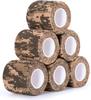 Self-Adhesive Camouflage Tape Wrap Protective Camo Form Non-Woven Stealth Camo Tape Stretch Bandage for Outdoor Camping 5CM X 4.5M